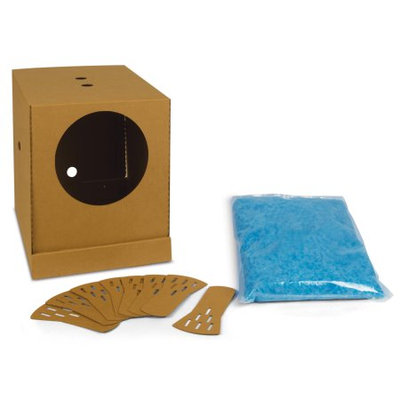 Radio Systems Corporation Premier Petâ ¢ Disposable Litter Box with Premium Crystal Litter and Scoops, Great for Travel or in Home Use