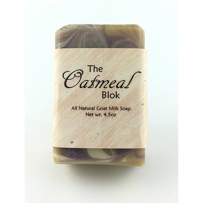 Oatmeal Bar - One All Natural Goat Milk Soap With Ground Oats (4.5oz)