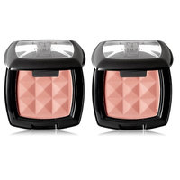 NYX Cosmetics Powder Blush, Dusty Rose, 0.14oz (Pack of 2) + LA Cross Blemish Remover 74851