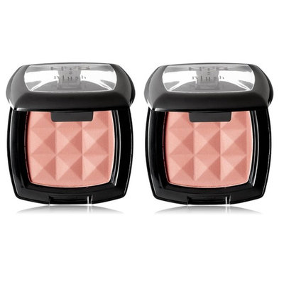 NYX Cosmetics Powder Blush, Dusty Rose, 0.14oz (Pack of 2) + LA Cross Blemish Remover 74851