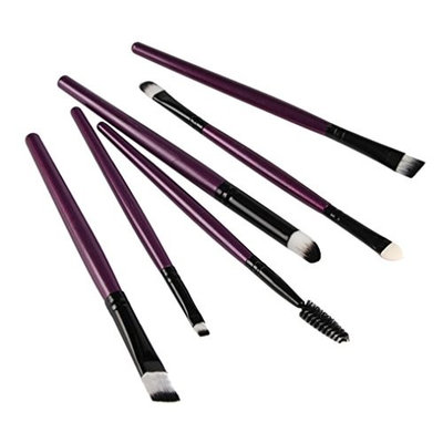 Makeup Brush Set, Gotd 6PCS Cosmetic Makeup Brush Lip Makeup Brush Eyeshadow Brush (Purple)