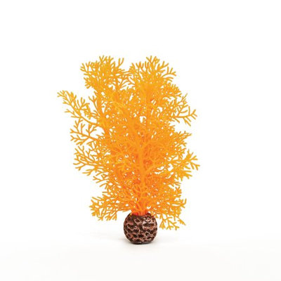 biOrb Sea Fan Aquarium Artificial Plants - Orange - S