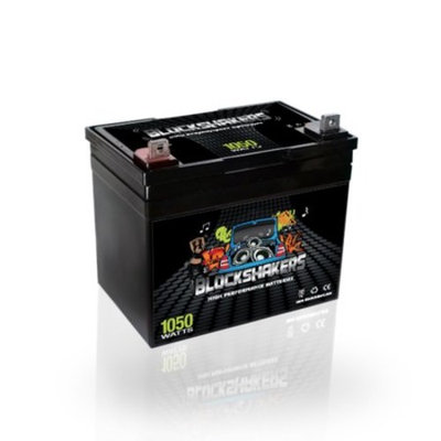 Black 12V 35AH 1050 Watts NB/T5 Car Stereo Battery replaces Stinger SPV35 - H00016-BLACK-00002