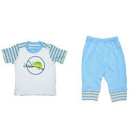 T-Shirt w/ Pants - Chameleon Stripe - 9-12M