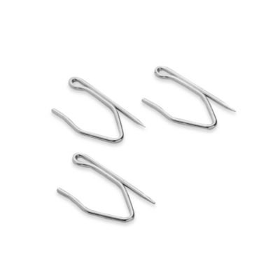 Wamsutta Heavy Duty Offset Pin-On Hooks for Traverse Rods (Set of 14)
