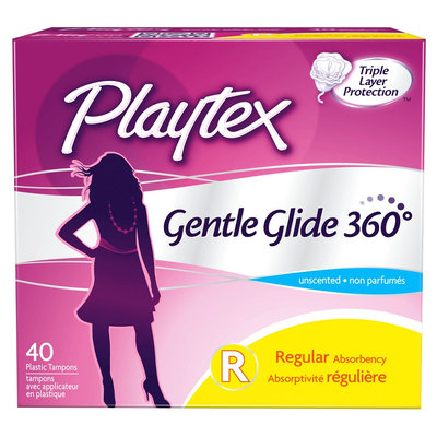 Playtex Gentle Glide Unscented Regular - 40 count