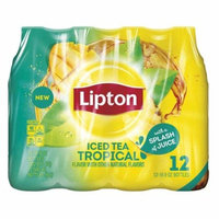 Lipton Iced Tea, Tropical, 16.9 Fl Oz, 12 Count
