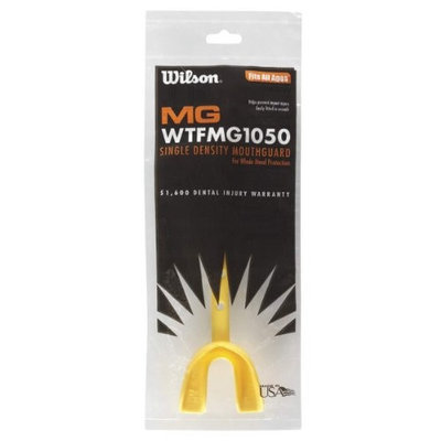 Wilson Adult SD Bulk Mouth Guard Strap YELLOW