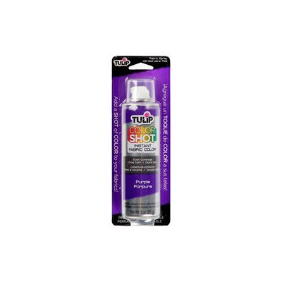 Tulip Color Shot Instant Fabric Color Spray 3Oz-Purple