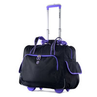 Olympia Luggage, Rave 15-inch Laptop Wheeled Overnighter Bag (Purple)