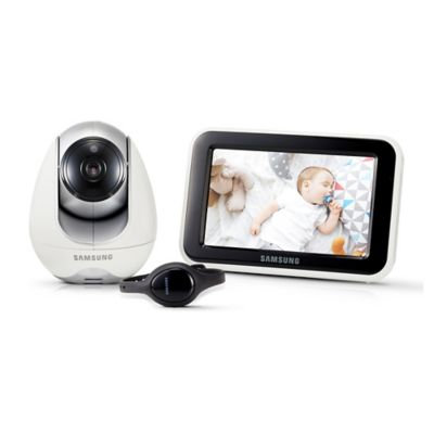 Samsung BabyView Dual Mode Digital Video Baby Camera and Monitor with Bluetooth Watch in White