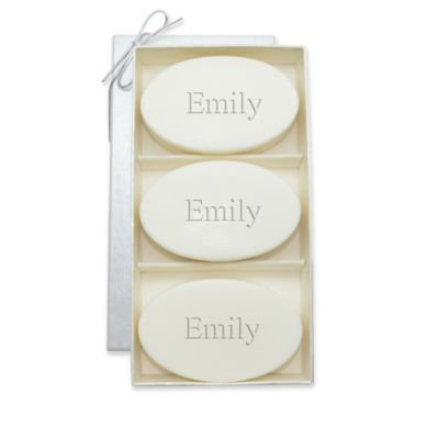 Carved Solutions Signature Spa Trio 5 oz. Oval Bar Soap Set in Verbena