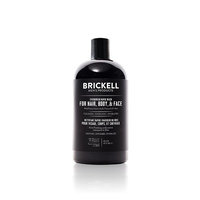 Brickell Men's Rapid Wash - Natural & Organic 3 in 1 Body Wash Gel for Men- Evergreen Scent -16oz