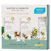A'kin A kin Soothe & Smooth Hair Trio with Bonus Leave in Conditioner