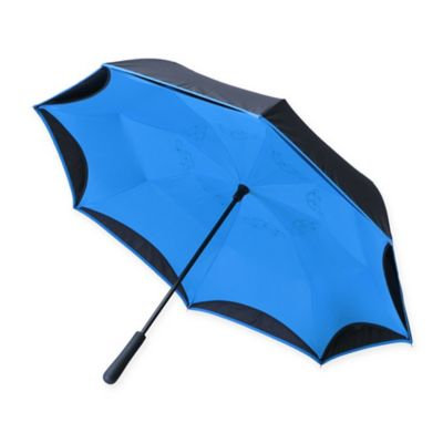 Women's Betterbrella Better Umbrella - Folds Up To Keep Floors Dry - Blue