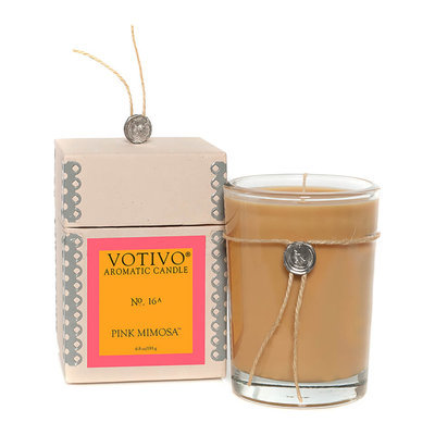 Votivo Candle, Pink Mimosa, 6.8 oz