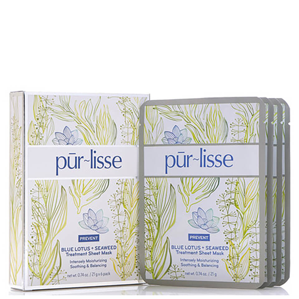 Purlisse Blue Lotus and Seaweed Treatment Sheet Mask