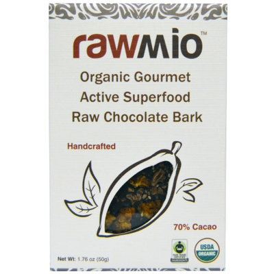 Rawmio, Organic Gourmet Active Superfood Raw Chocolate Bark, 1.76 oz (pack of 6)