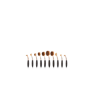 Niko Pro Complete Ova Brush Set - Black/Rose Gold