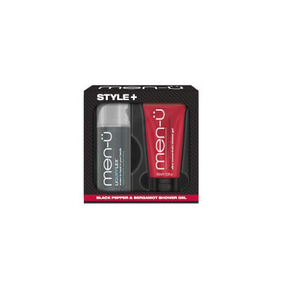 men-u Style+ Black Pepper & Bergamot Shower Gel 100ml - Liquifflex
