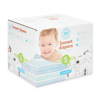 Honest 50-Pack Size 5 Diapers in Space Travel Pattern