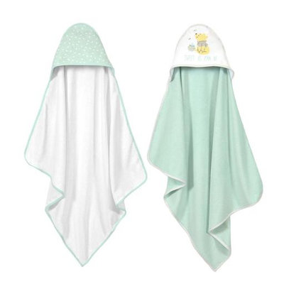 Disney Baby Winnie-the-Pooh 2 Pack Hooded Towel Set