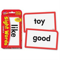 TREND ENTERPRISES INC. T-23027 POCKET FLASH CARDS SIGHT WORDS A