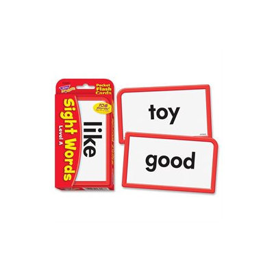 TREND ENTERPRISES INC. T-23027 POCKET FLASH CARDS SIGHT WORDS A