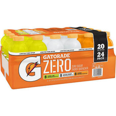 Gatorade G Zero Variety Pack, 24 pk./20 oz.