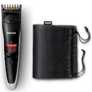 Philips QT4013/23 Beard & Stubble Trimmer, Black / Red
