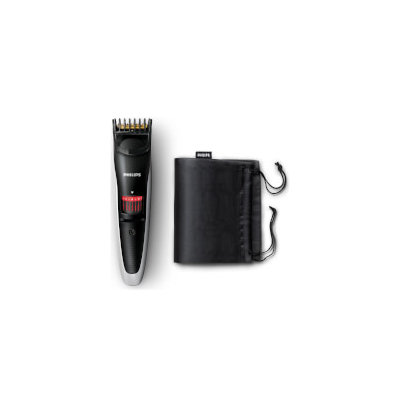 Philips QT4013/23 Beard & Stubble Trimmer, Black / Red
