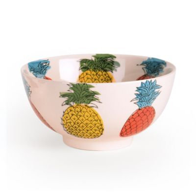 Signature Housewares Pineapple 5-Inch Utility Bowls (Set of 4)