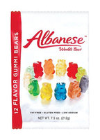 Albanese 12 Sour Flavors Gummy Bears 7 oz. (Pack of 12)
