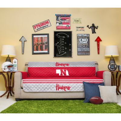 University of Nebraska Sofa Cover