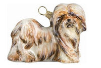 Joy to the World Pet Ornament, Lhasa Apso
