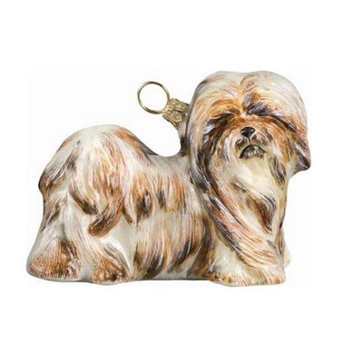 Joy to the World Pet Ornament, Lhasa Apso