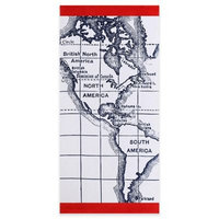 VCNY Seedling by Thomaspaul Map Beach Towel in White