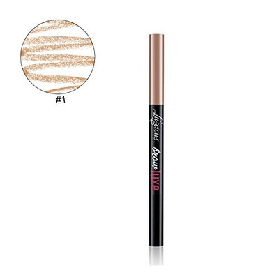 Brow Luxe Eyebrow Designer Pencil by Luscious Cosmetics.Vegan and Cruelty Free (Shade 01 Light/Blonde)