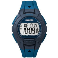 Timex - Ironman Essential 10 Full-Size Resin Strap (Blue/Black) Watches