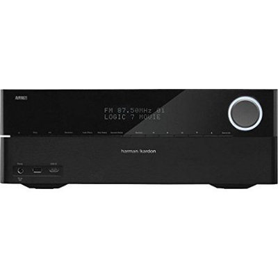 Harman/Kardon 7.1 Channel 100W Network-Connected Audio/Video Receiver with AirPlay & 8 HDMI Inputs, 120Hz-20kHz Frequency Response