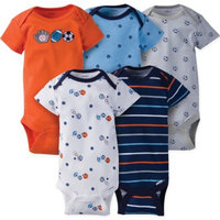 Gerber® Size 0-3M 5-Pack Sport Bodysuit