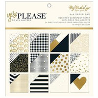 My Mind's Eye Yes Please Paper Pad 6x6