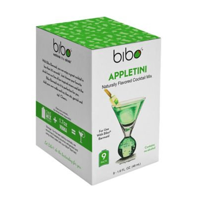 BIBO Appletini 18-Count Cocktail Mix Pouches