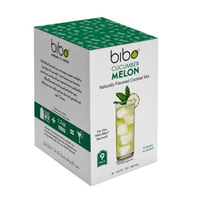 BIBO Cucumber Melon 18-Count Cocktail Mix Pouches