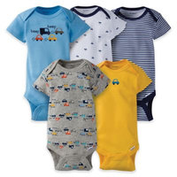 Gerber® Onesies® Newborn 5-Pack Car Short Sleeve Bodysuit