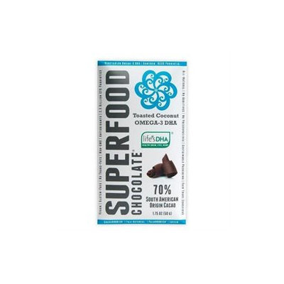 Good Superfoods Chocolate Bars Toasted Coconut Omega-3 DHA 1.75 oz