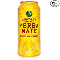 Guayaki Yerba Mate - Orange Exuberance - Case Of 12 - 15.5 Fl Oz. 15.5 Fz