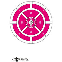 Hot Pink Geometric BullsEye Practic Circle Target
