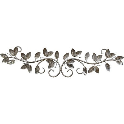 Stratton Home Decor Floral Scroll Wall Art, Multi/None