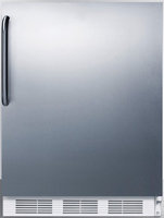 SUMMIT Built-in undercounter all-refrigerator with complete stainless steel exterior
